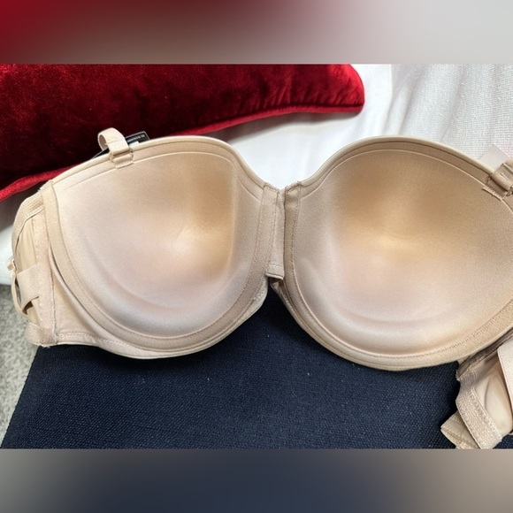 MAIDENFORM Bra 40DD Convertible Strapless Stay Up Support Beige SE6990 3485 PS - Picture 6 of 14